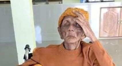 Monje de 109 años se hace viral en TikTok por la impresionante forma de su cara: VIDEO
