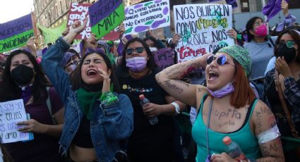 Con consignas y pancartas: Así transcurrió la marcha del 8M en la CDMX: VIDEOS