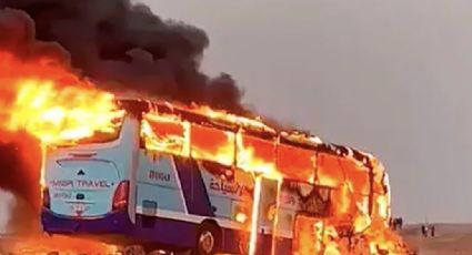 Tragedia en Egipto: 10 personas murieron durante un choque entre un autobús y una camioneta (VIDEO)