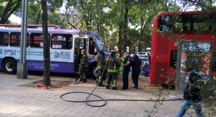 Los fuertes VIDEOS del choque entre camión y Metrobús que dejó 60 heridos en Paseo de la Reforma