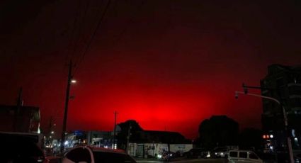 Extraño fenómeno: cielo se tiñe de rojo sangre  en China y esta es la explicación (VIDEO)