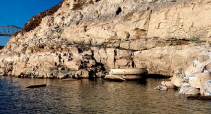 Niveles de agua bajan en el Lago Mead y hallan más cadáveres de personas asesinadas hace décadas