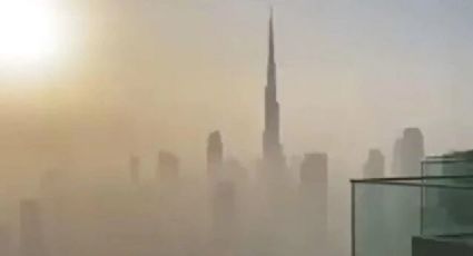Impactante tormenta de arena cubre la torre más alta del mundo, Burj Khalifa, en Dubái: VIDEO