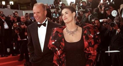 Demi Moore comparte fotografía en Cannes con Bruce Willis y su actual esposa le responde