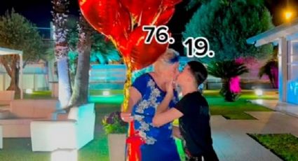 ¿Sugar mommy? Joven de 19 años se viraliza por proponerle matrimonio a su novia de 76: VIDEO