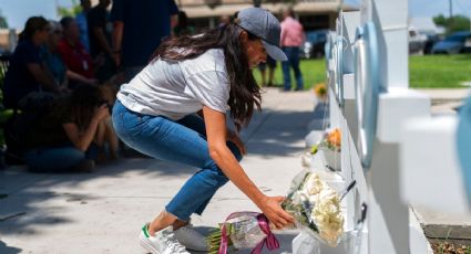 Meghan Markle visita Uvalde para rendir homenaje a las víctimas del tiroteo: FOTOS