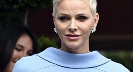 Princesa Charlene deslumbra con un elegante atuendo azul en el Gran Premio de Mónaco (FOTOS)