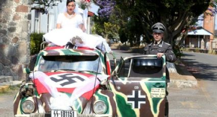 ¿Todo bien? Pareja celebra boda NAZI en México el día en que Hitler y Eva Braun se casaron: FOTOS