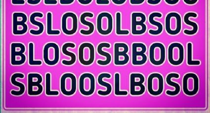 Acertijo visual DIFÍCIL: ¿Podrás encontrar la palabra ‘BOLSO’ en sólo 5 segundos?