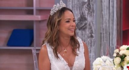 ¿Se CASA? Adamari López sorprende con vestido de novia en pleno programa: FOTOS