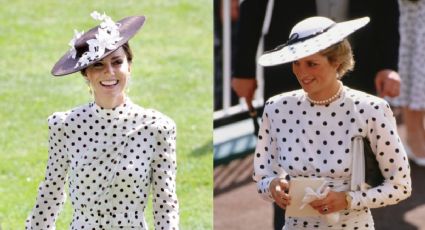 ¡Como Lady Di! Kate Middleton copia look de la princesa Diana con este vestido: FOTOS