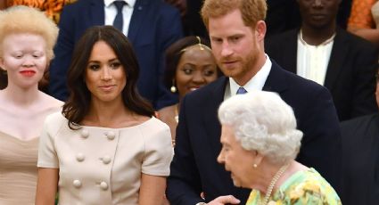 ¡Cómo si nada ocurriera! Meghan y Harry en el desfile de la reina Isabel II con el resto de la familia real