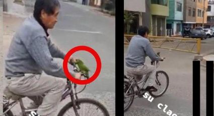 Abuelito usa loro como claxon de su bicicleta y le llueven críticas en redes sociales: VIDEO VIRAL