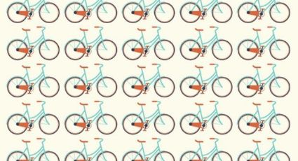 Acertijo visual: Encuentra a la bicicleta que es diferente al resto; el 96% no lo logró