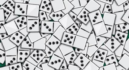 Acertijo visual DIFÍCIL: ¿podrás encontrar las TRES piezas blancas del dominó en solo 10 segundos?