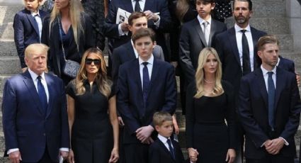 Barron, el hijo de 16 años de Donald Trump, ya está más alto que él; su radical cambio en FOTOS