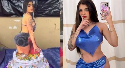 Karely Ruiz: Mujer le hace fiesta temática de la modelo a su esposo y le dicen "estás mejor tú"