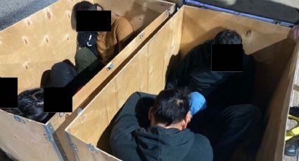 En cajas, así transportaban a cientos de inmigrantes en la frontera de México - EU | FOTOS