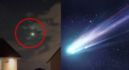 Captan en VIDEOS el paso de un METEORITO gigante atravesando el cielo en Escocia