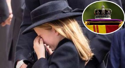 ¡Desgarrador! La princesa Charlotte, de 7 años, llora después del funeral de la Reina