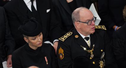 Princesa Charlene vuelve a causar preocupación en el funeral de la reina Isabel II