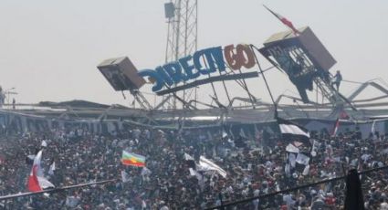 Colapsa el techo del estadio Monumental en Chile; hay al menos cinco heridos: VIDEOS