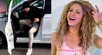 Piqué se burla de Shakira y llega en un auto Twingo a Kings League | VIDEO