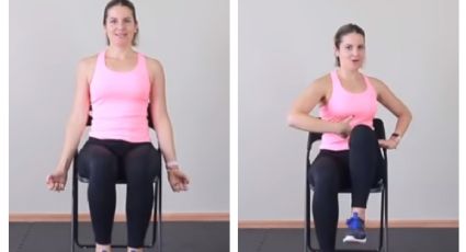 Haz 2 ejercicios sentada para aplanar el abdomen rápido sin mucho esfuerzo