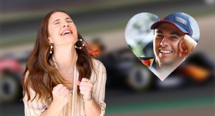 Drew Barrymore llega al GP de Estados Unidos y se viralizan los ‘ojos de amor’ con los que ve al mexicano Sergio ‘Checo’ Pérez