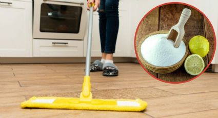 Cómo limpiar los pisos de tu casa con bicarbonato de sodio y limón en menos de 15 minutos