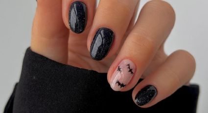 5 diseños de uñas negras elegantes y originales para lucir en Halloween 2023