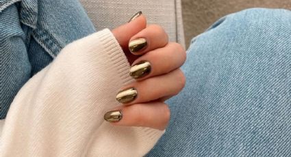 Uñas de acrílico doradas: 5 diseños sencillos y elegantes para mujeres con uñas cortas y largas