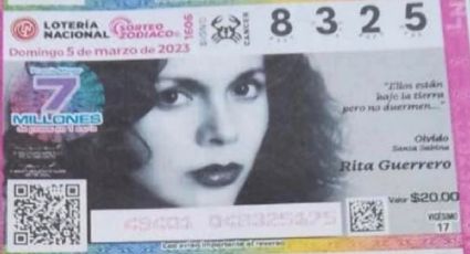 ¿Quién es Rita Guerrero, mujer que aparecerá en los billetes de Lotería en México?