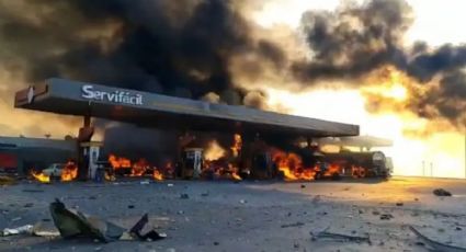 Fuerte explosión de pipa en gasolinera de Tula, Hidalgo, deja al menos 2 muertos | VIDEOS