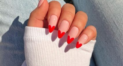 Los 5 diseños de uñas acrílicas con corazones más bonitos para lucir el Día del Amor y la Amistad