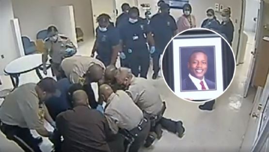 Filtran VIDEO donde 7 policías asfixian hasta la muerte a un afroamericano en un psiquiátrico