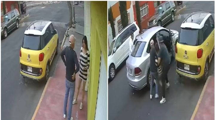 Captan en VIDEO el secuestro de una mujer en la alcaldía Venustiano Carranza, en CDMX