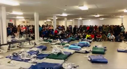 El impactante VIDEO de cientos de migrantes en centro de detención de El Paso