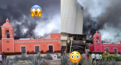 Así fue el IMPRESIONANTE incendio en el hotel Krystal en Cancún | VIDEO