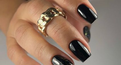 Los 5 diseños de uñas negras que debes usar para lucir elegante todos los días a los 50
