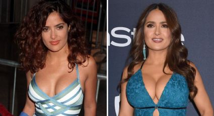 ¿Salma Hayek se operó el busto? Parece que la actriz ha estado ocultando algo