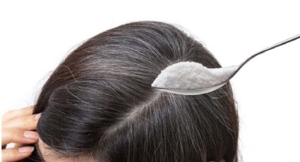 Así puedes usar el bicarbonato de sodio para difuminar o ELIMINAR las canas en 5 minutos