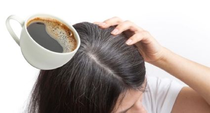 Así puedes usar café para difuminar y ELIMINAR las canas en 5 minutos