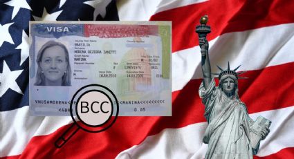 ¿Cuál es el significado de las letras BCC en la VISA americana de turista?