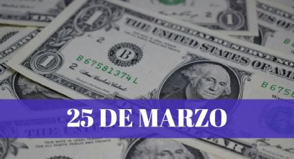 ¿Cuál es el precio del dólar HOY en México? Cambio a pesos mexicanos este 25 de marzo 2024