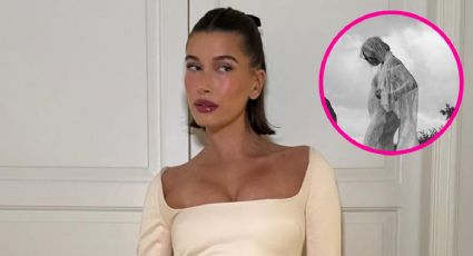 Así de tierna luce Hailey Bieber presumiendo su baby bump en estas nuevas FOTOS