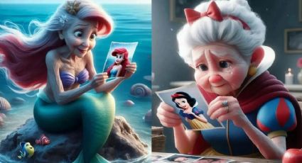 ¿Cómo lucirían las princesas de Disney si fueran ancianas? Estas FOTOS te las muestran