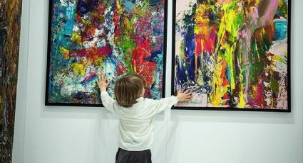 ¿Quién es Laurent Schwarz, el niño genio de 2 años que vendió sus pinturas en 200 mil pesos?