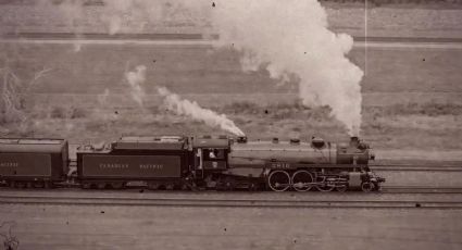 Una locomotora de casi 100 años de antigüedad sigue funcionando y cruza México, USA y Canadá