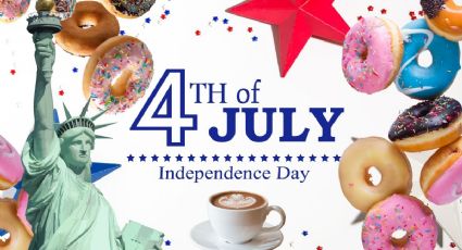 4 de julio: Celebra el mes de la Independencia de EU con donas y café GRATIS